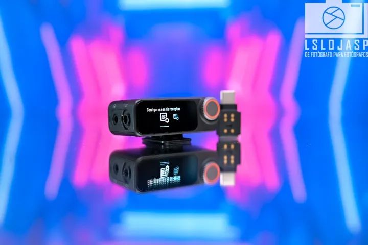 Receptor (RX) Microfone DJI Mic 3 Touchscreen