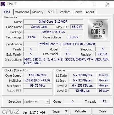 Processador Intel Core i5-10400F  - Foto 6
