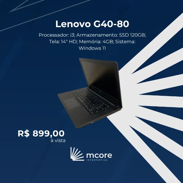 Lenovo G40-80 i3