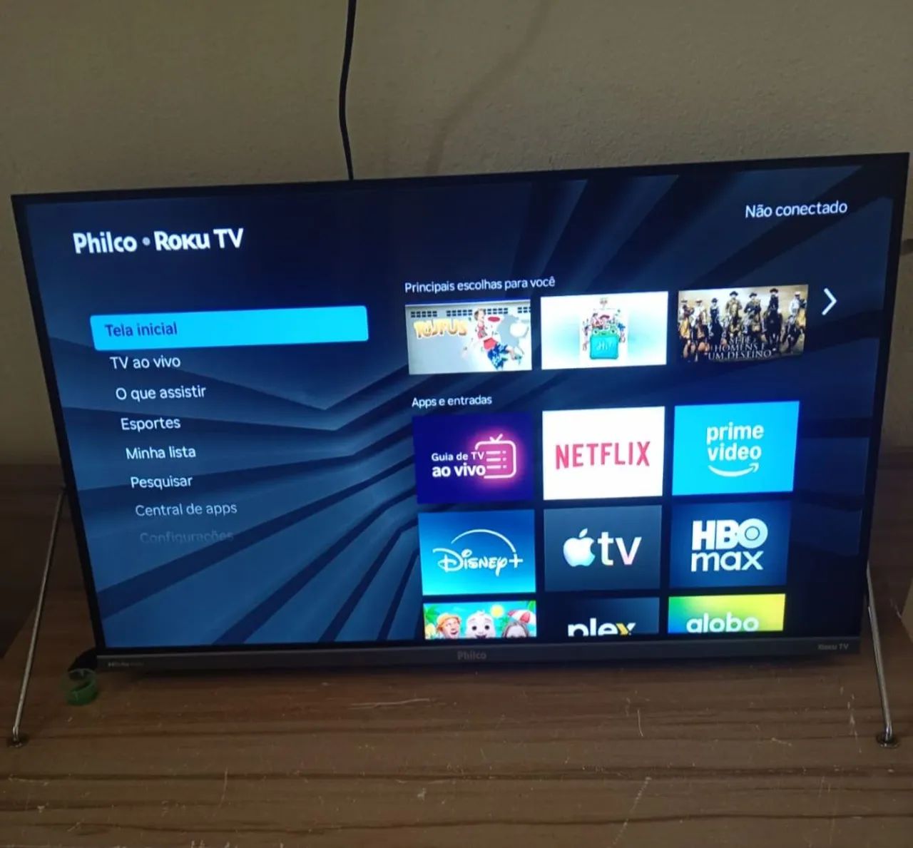 Smart Tv Philco Roku tv nova 32 polegadas  - Foto 2