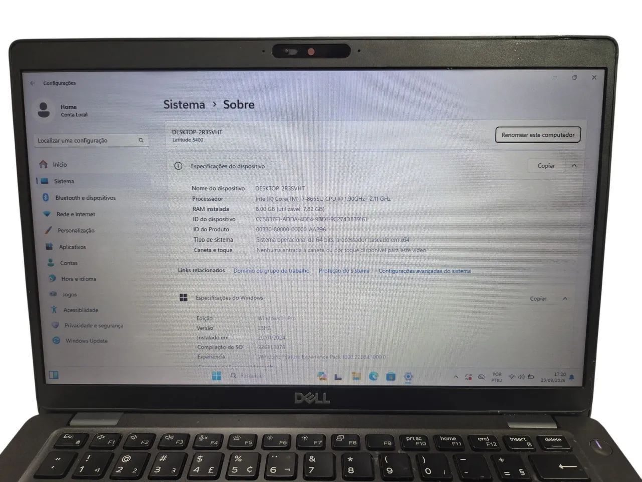Notebook Dell Latitude 5400 i7 8th - Foto 2