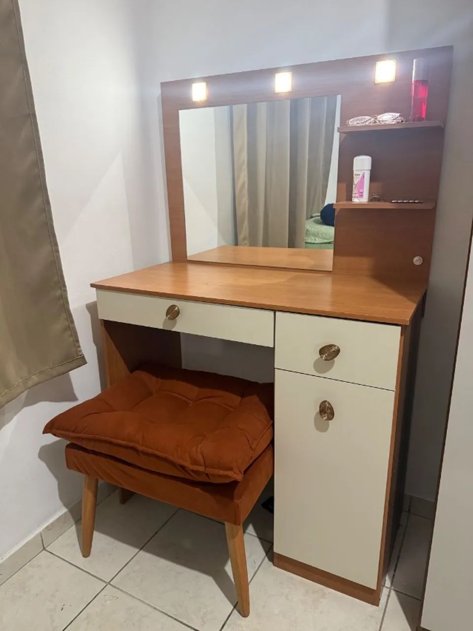 penteadeira camarim +banqueta