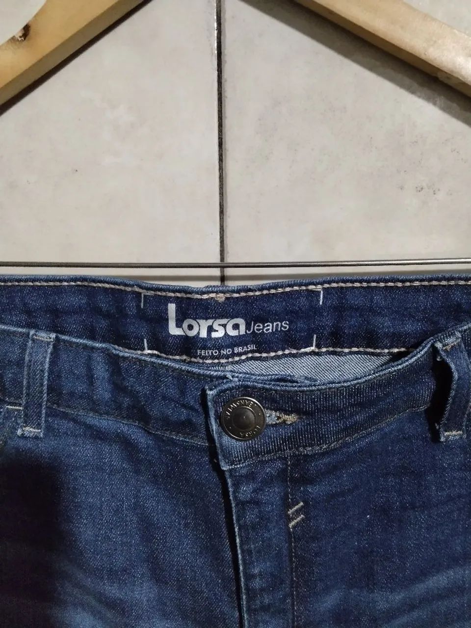 Shorts jeans feminino larsa  - Foto 2