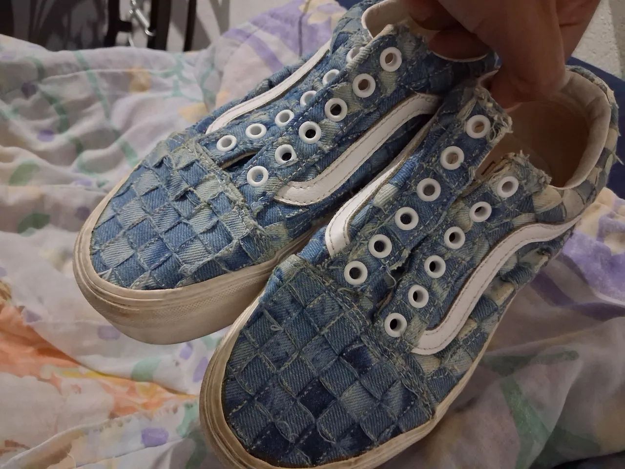 Tênis vans old skool stackform jeans - Foto 3