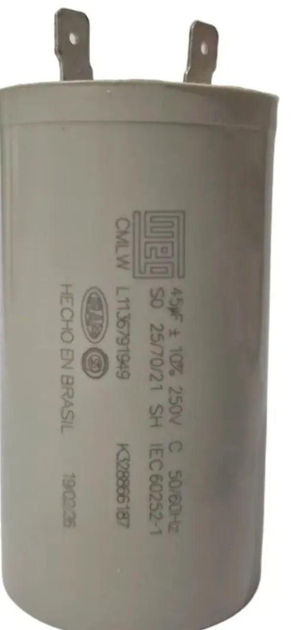 Capacitor 45uf 127v Original Brastemp / Consul 