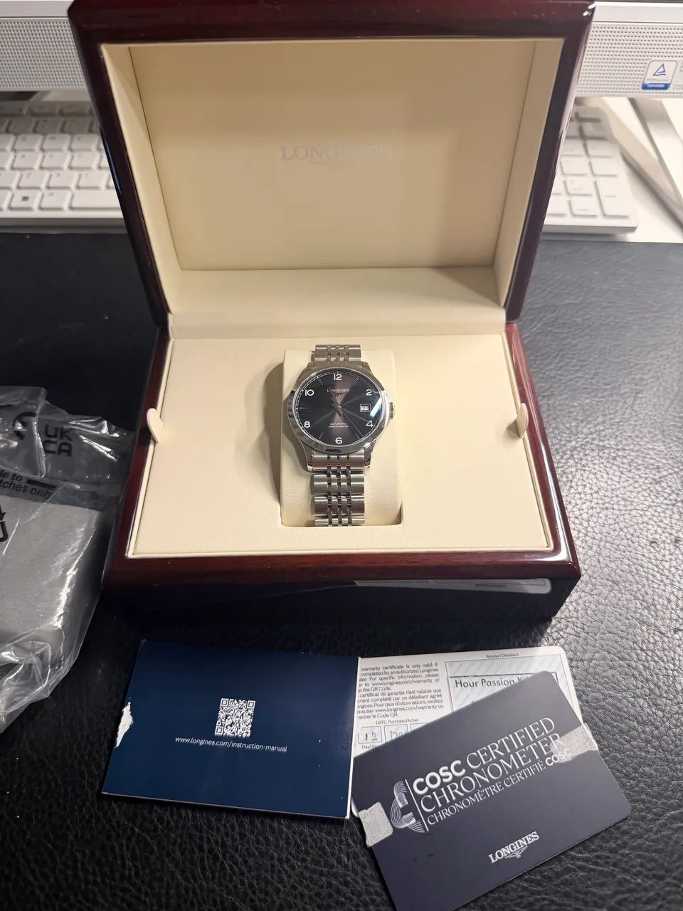 Longines Record 40mm (Certificado COSC) 