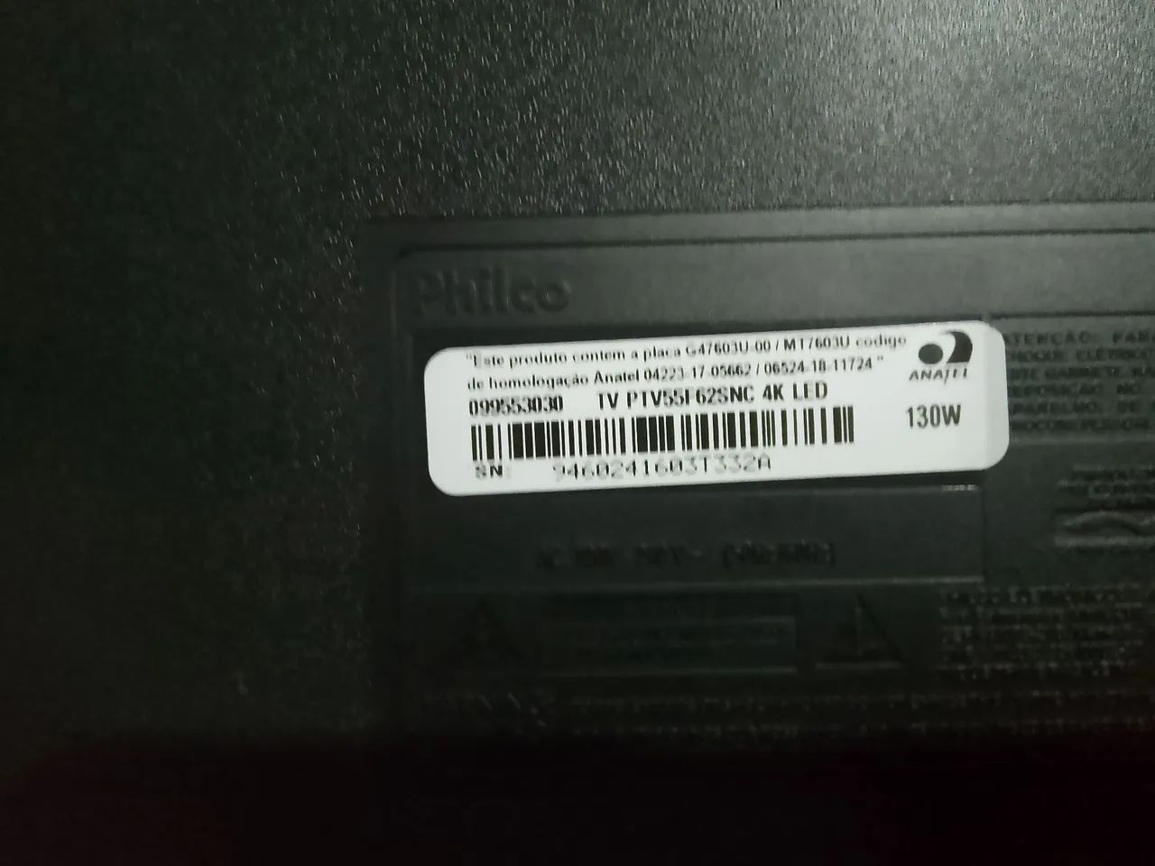 TV Phil co 55 polegadas para conserto ou retirada de observação problema tela - Foto 2