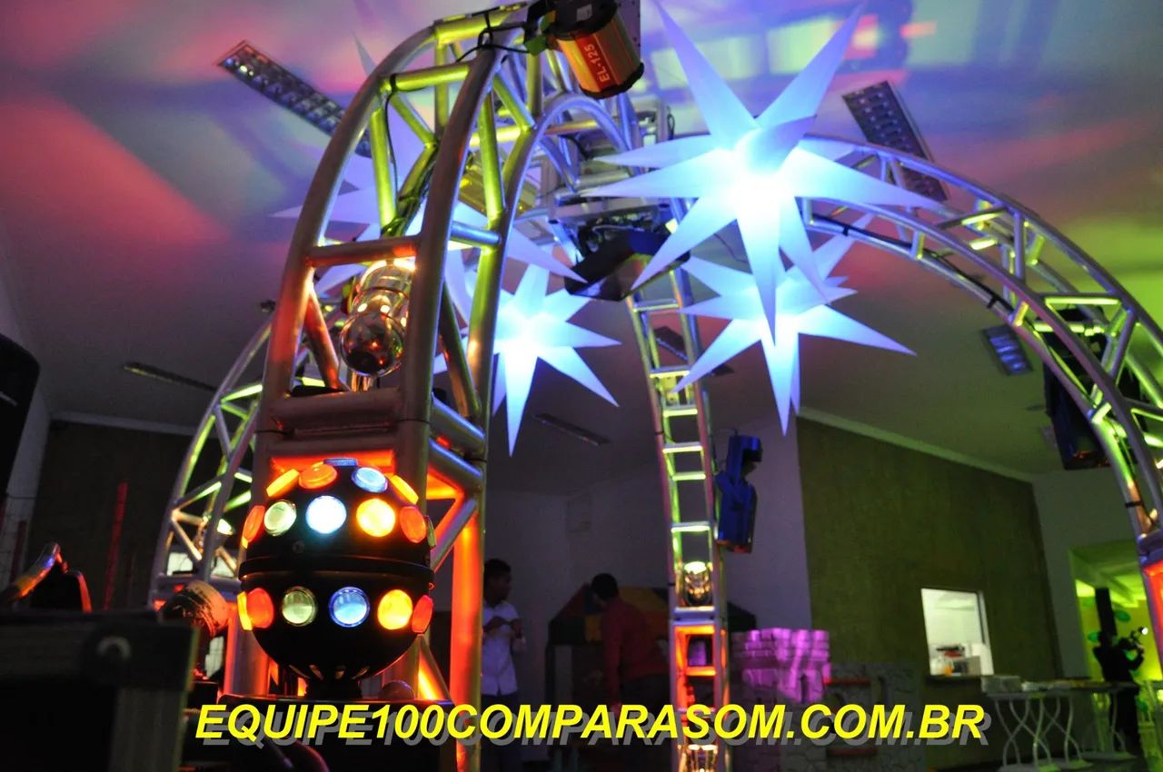 Som, Iluminação, Telão e Dj para sua Festa - Foto 2