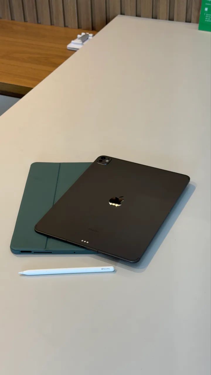 iPad Pro m4 13 256 gb com celular + Pencil pro original  - Foto 3