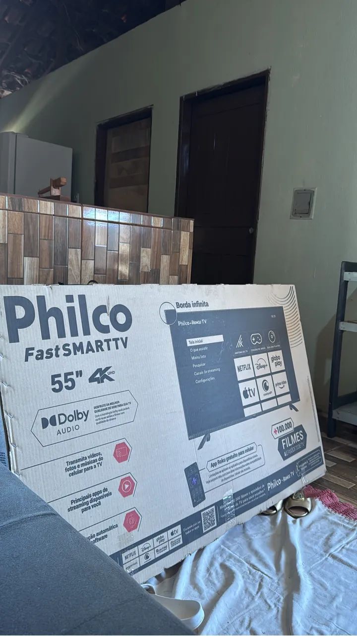 Tv 55 polegada Philco 4k 