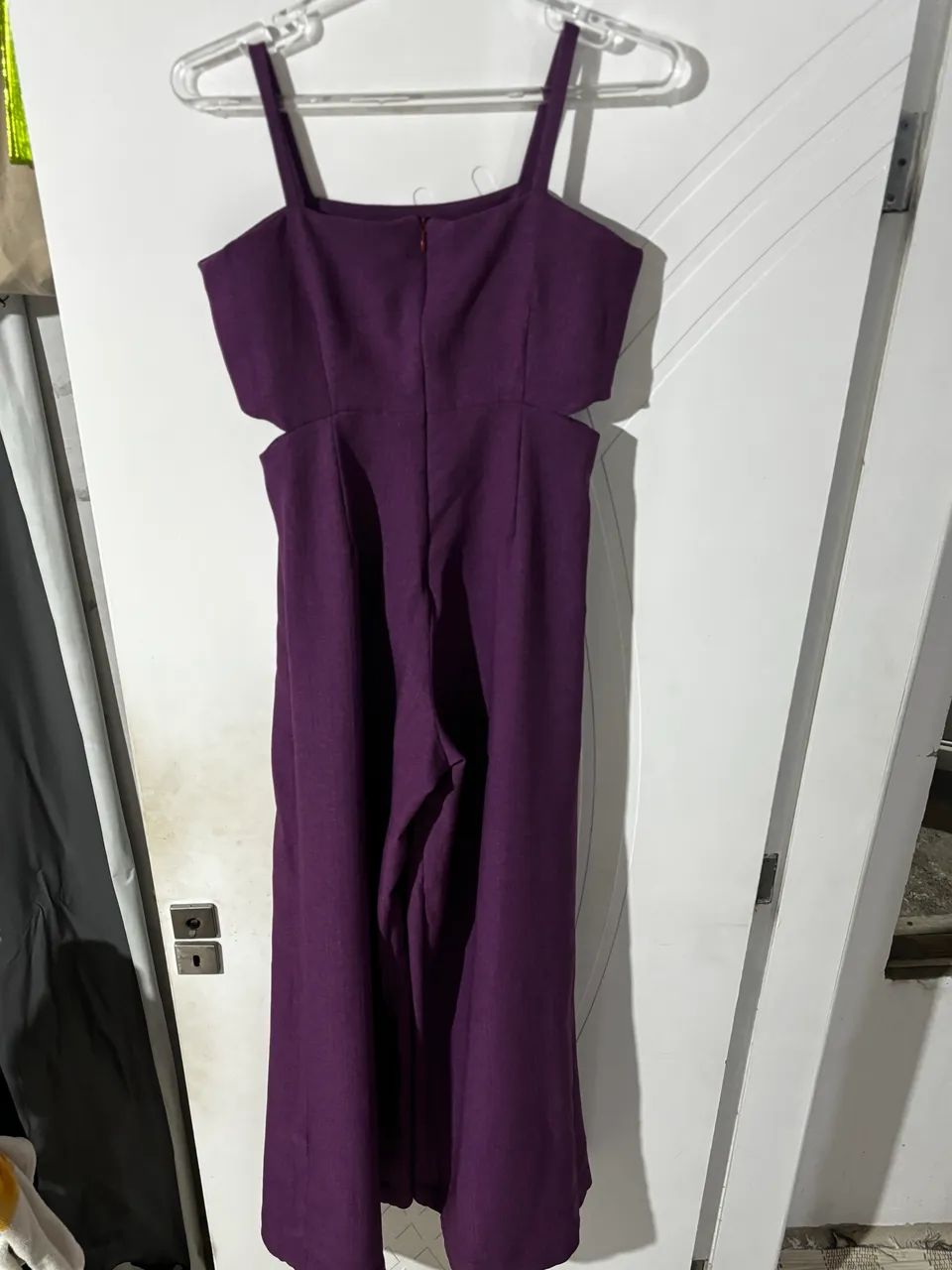 Macacão roxo de linho  - Foto 2