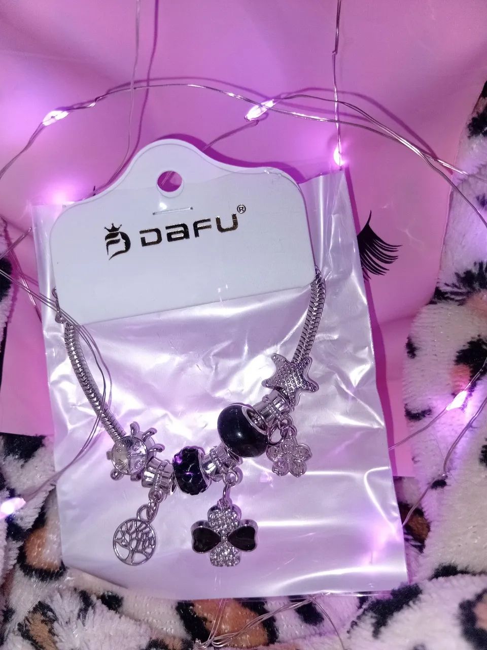 Kit pulseiras berloque prateada 