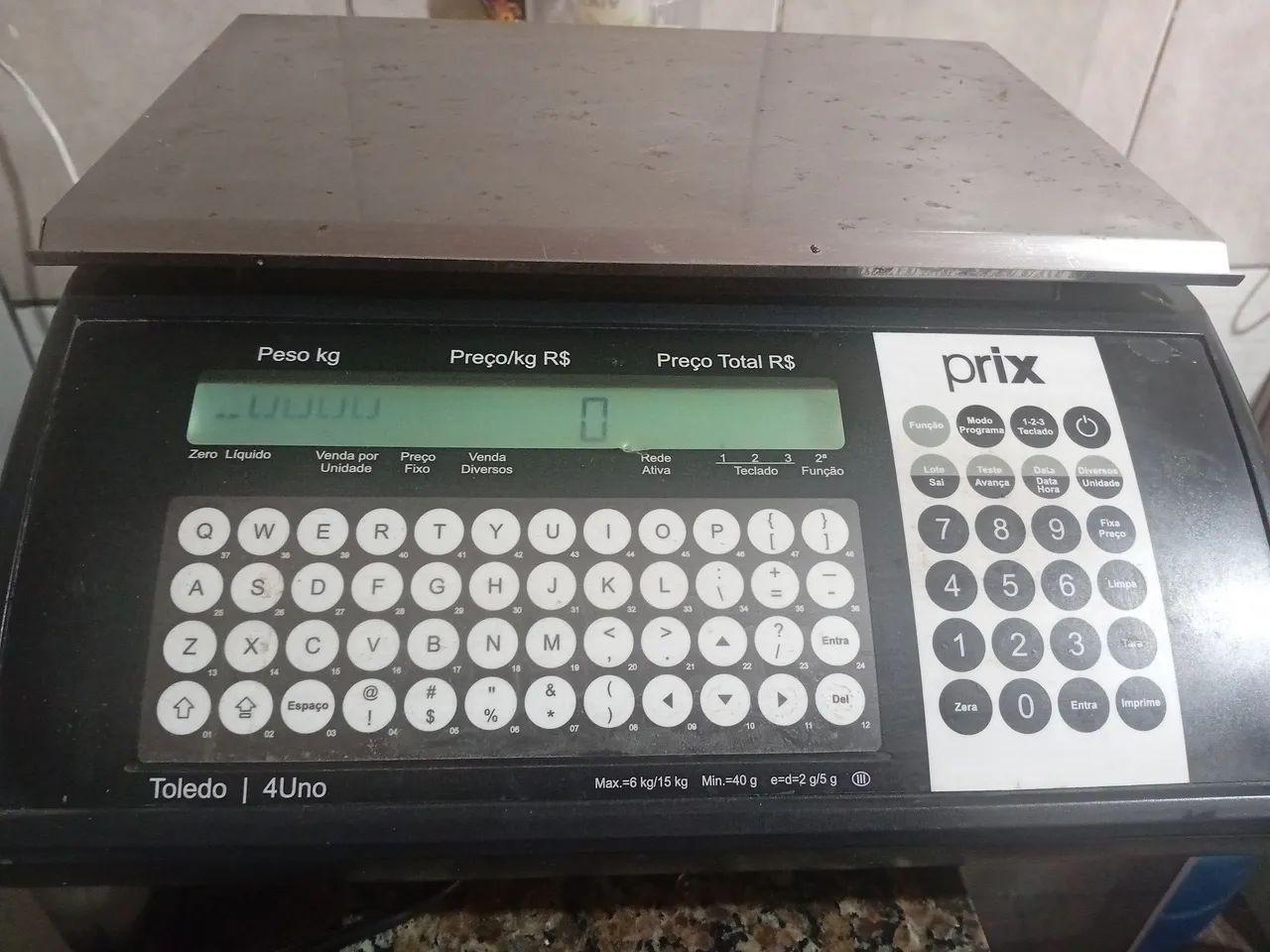 BALANÇA DIGITAL PRIX TOLEDO 4 UNO 15KG - Foto 2