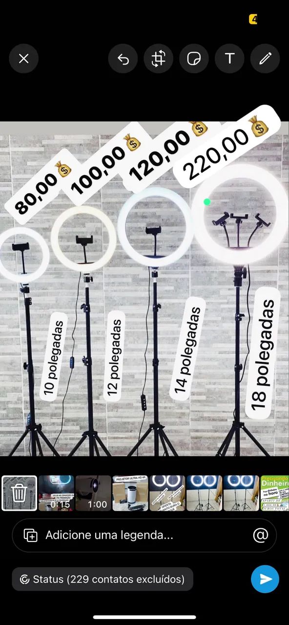 Ring light led completo  - Foto 4