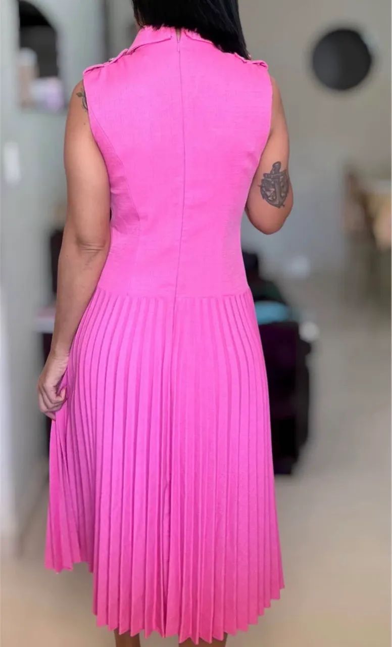 Vestido MOTF Rosa P/M - Foto 3