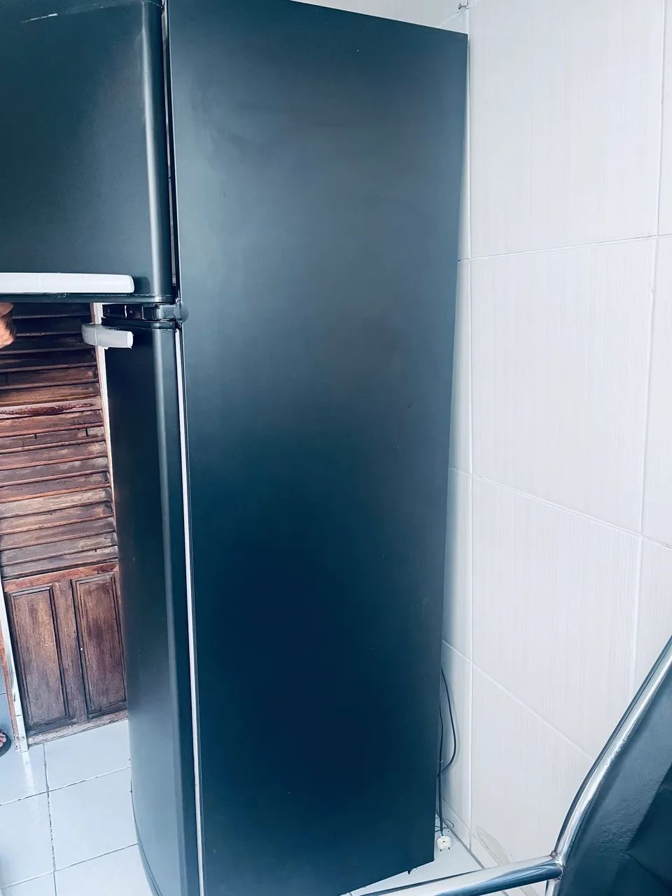 Geladeira Brastemp preta