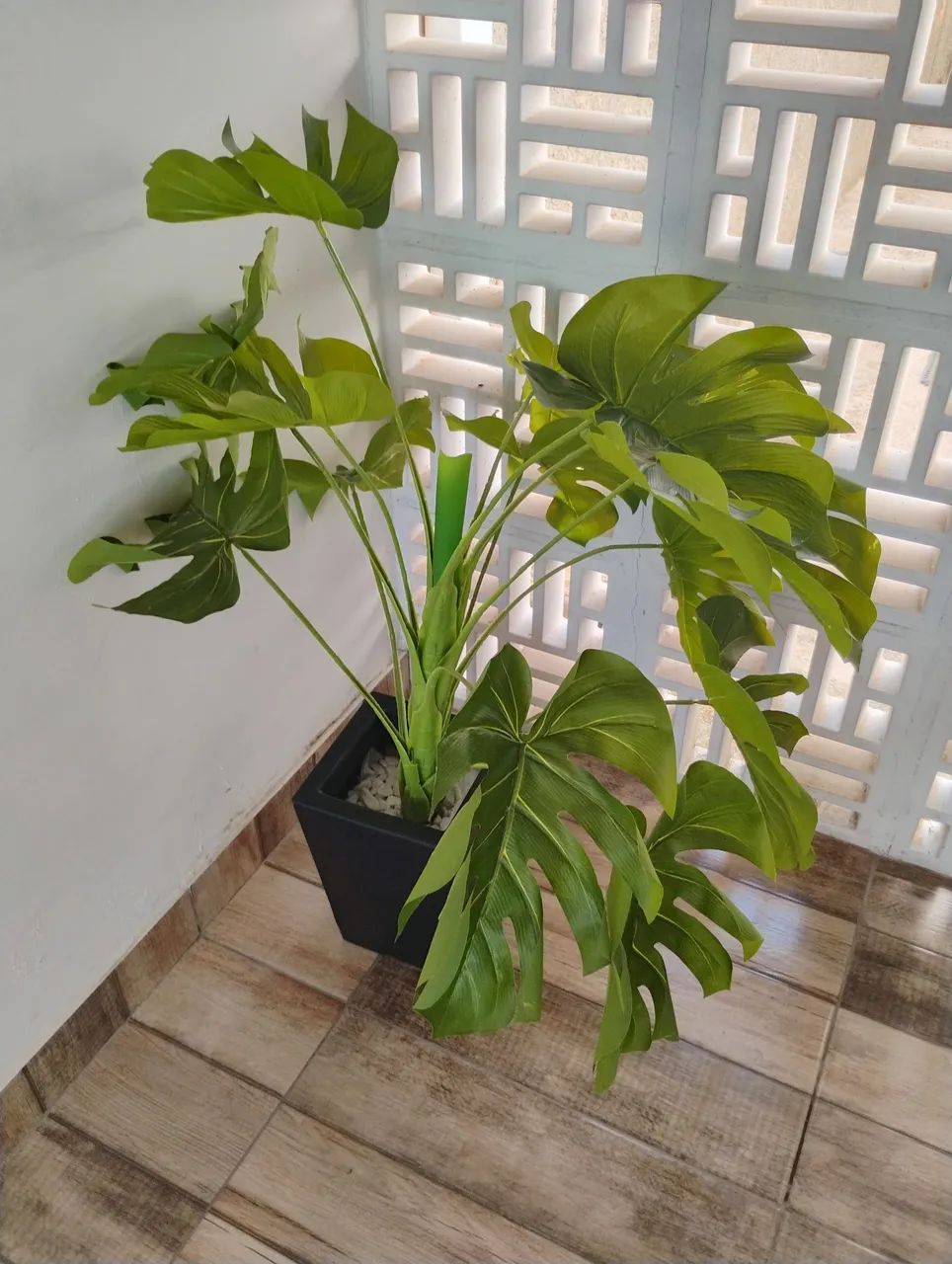 Vaso de planta artificial - Foto 2