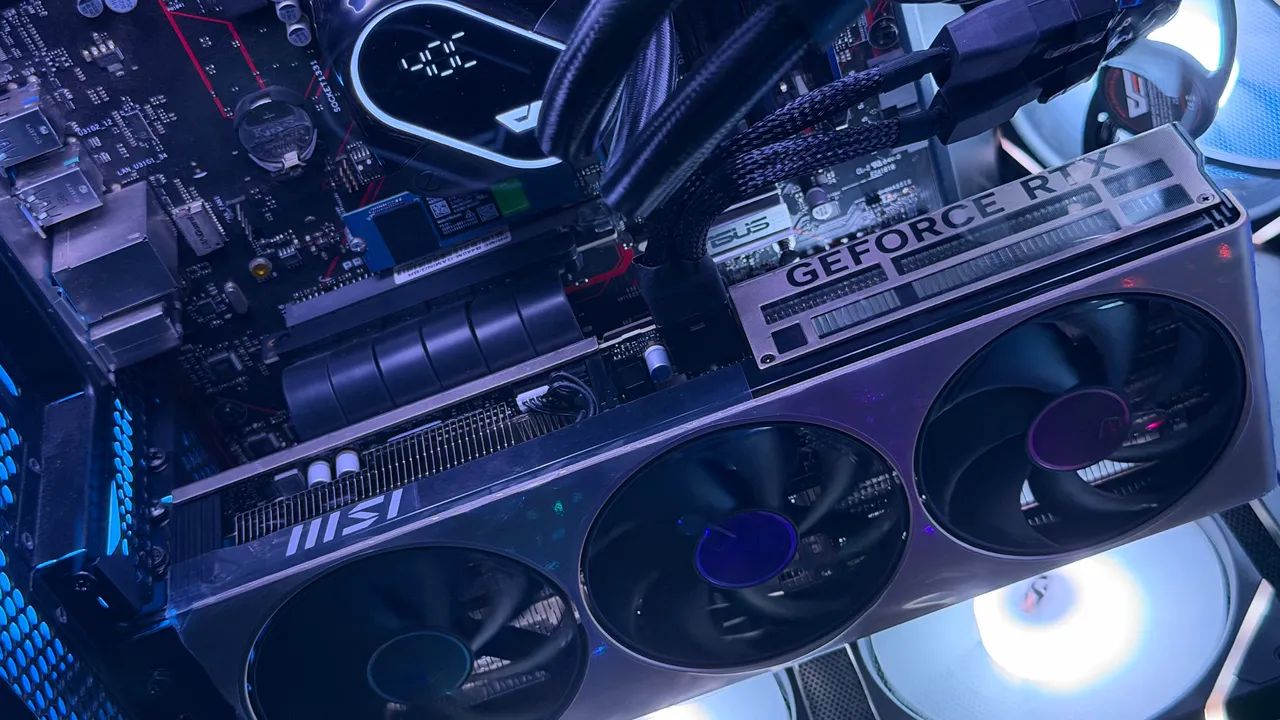 PC GAMER NZXT - Ryzen 7 5700x3D - RTX 5070Ti INSPIRE 3X MSI 16GB - impecável - Foto 4
