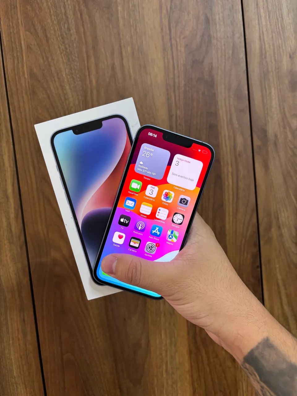 iPhone 14 128gb pronta entrega com garantia de 1 ano  - Foto 4