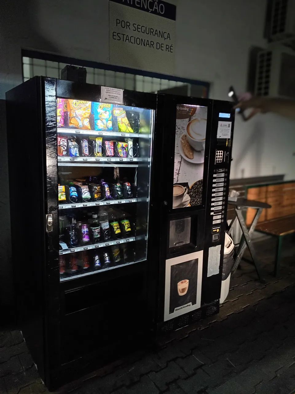 Máquina automática de Vending Machine Café e Snacks