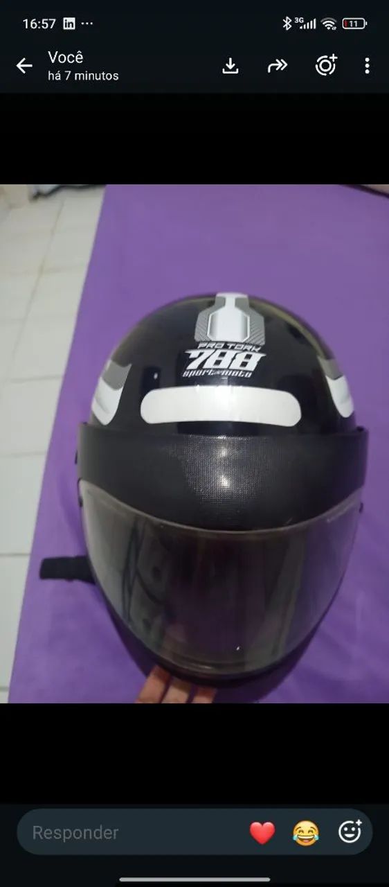 Capacete em ótimo estado - Foto 2