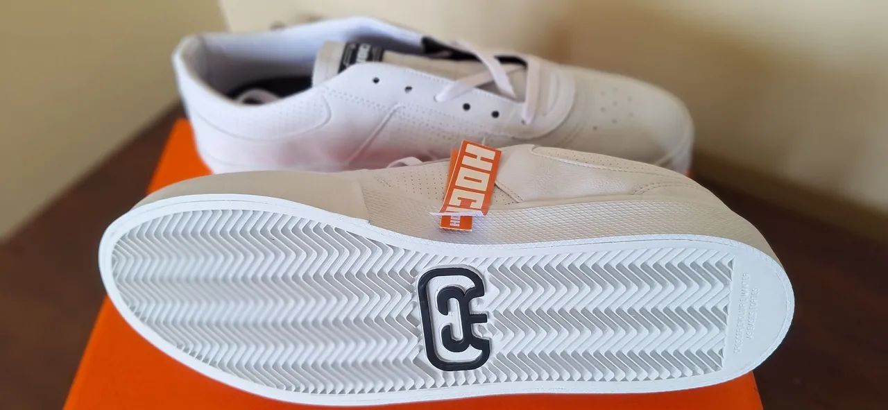 Tênis Hocks Tempus Branco Couro 43 - Foto 2