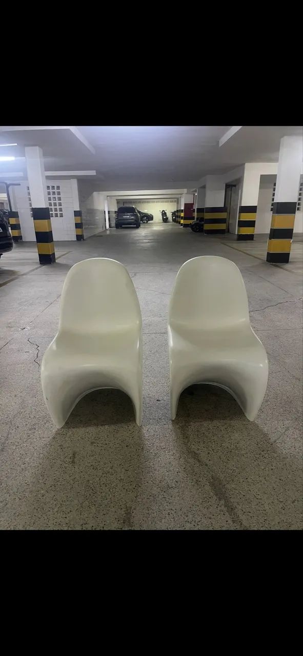 2 Cadeiras Panton Branca  - Foto 2