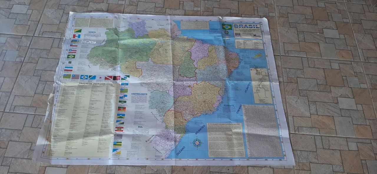 Mapa mundial de papel - Foto 2