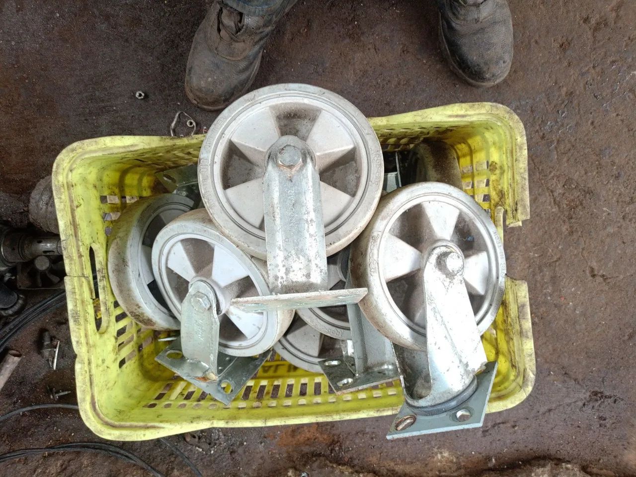 Roda pra carrinho de carga - Foto 2
