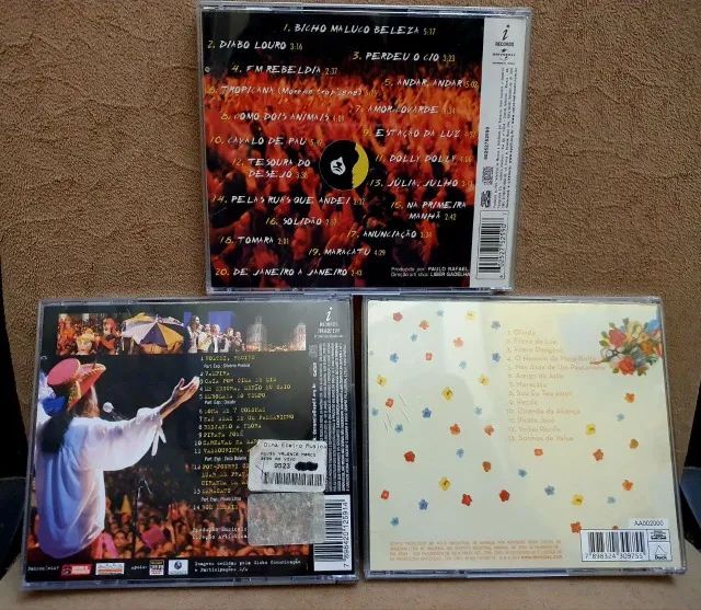 Lote CDs com discografia de Alceu Valença com 3 cds - Foto 2