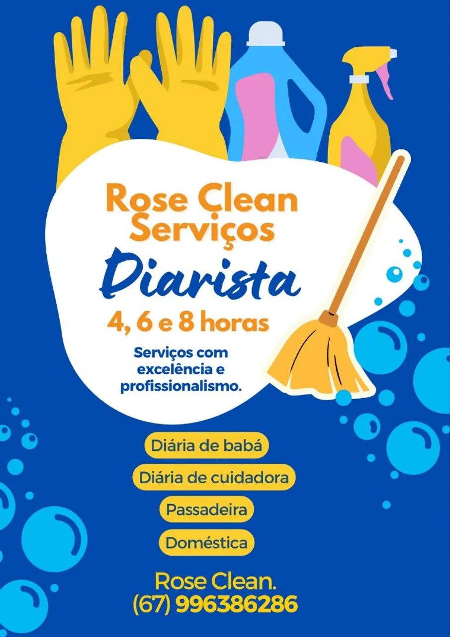 Rose clean servicos!