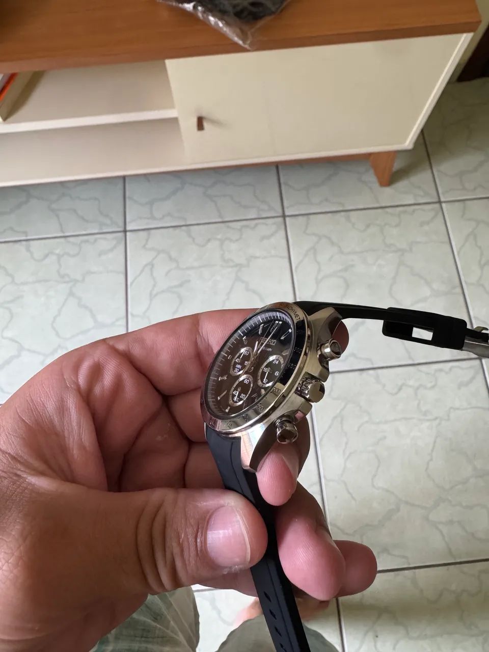 Relógio Seiko Spirit Cronógrafo SBTR013 - Foto 3