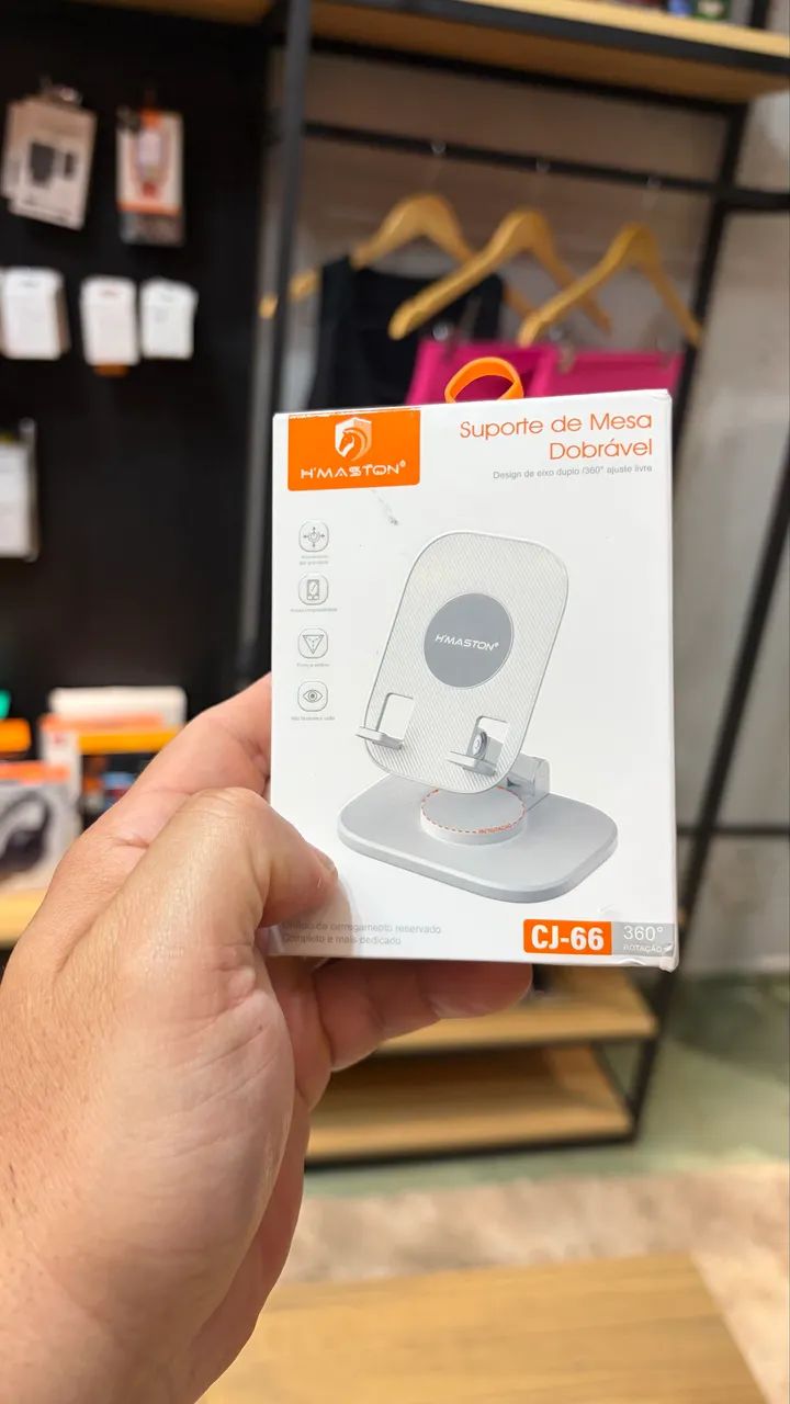 Suporte de mesa dobrável para celular 