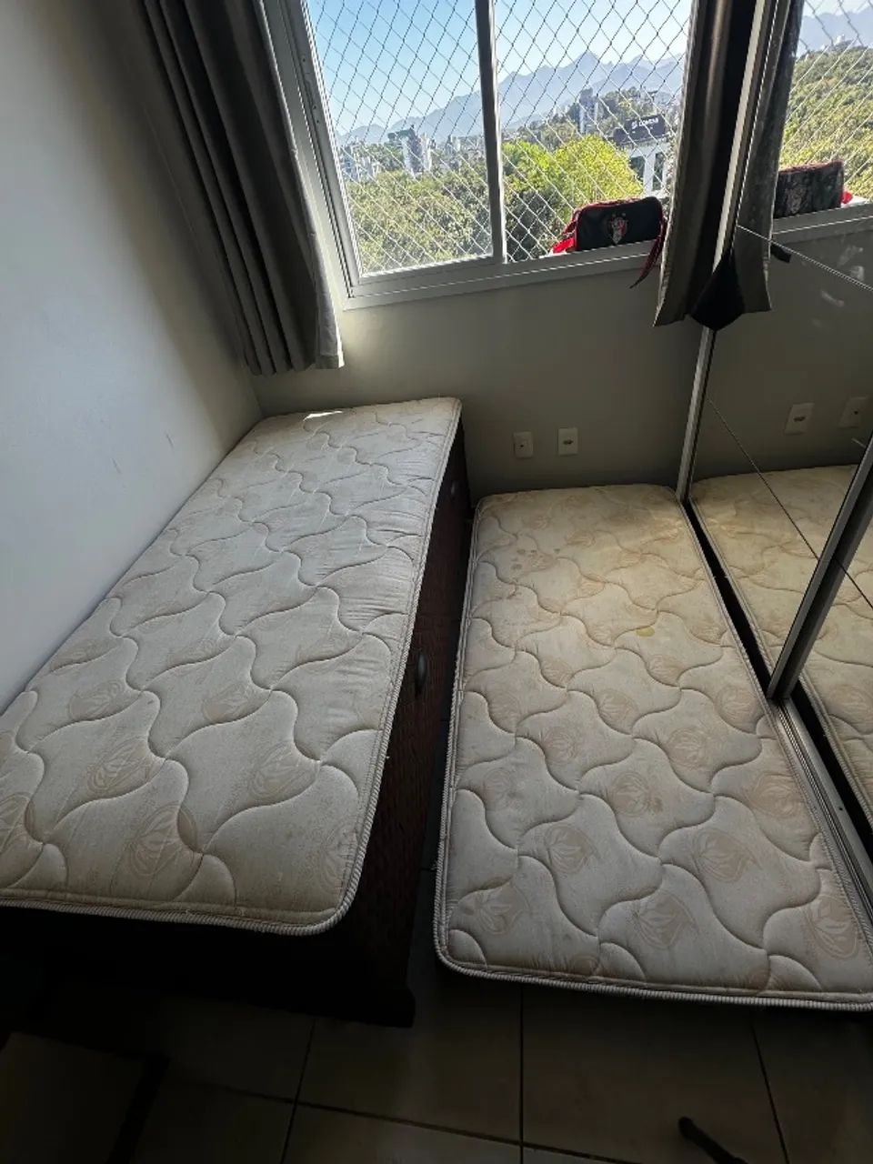 Cama de solteiro com baú e cama auxiliar - Foto 4