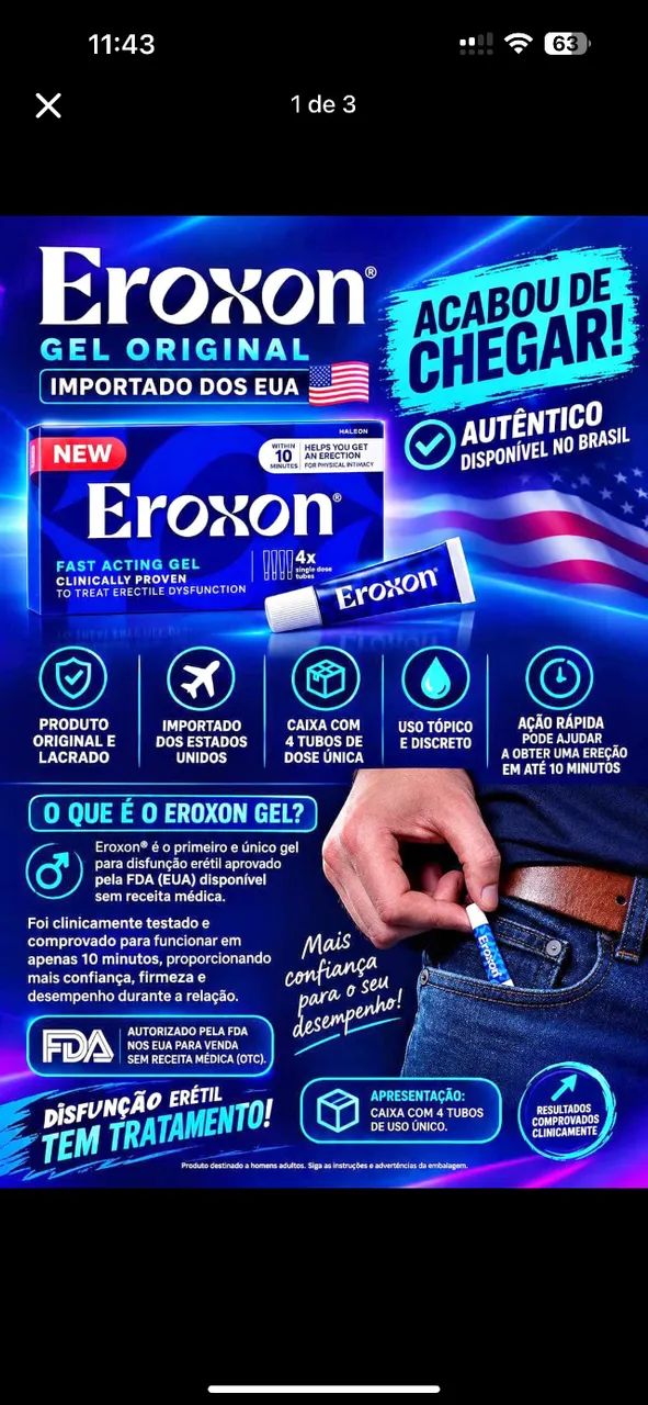 Eroxon Gel - Importado dos EUA - Foto 3