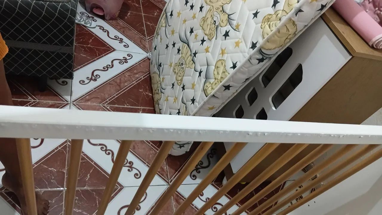 Berço Americano 3 em 1 (com colchão) - Foto 5