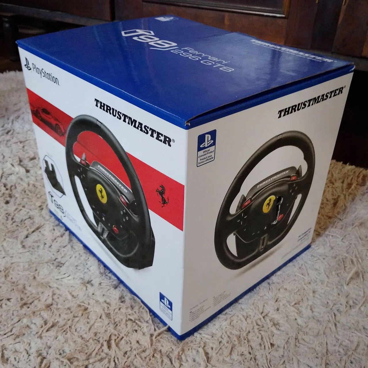 Volante Thrustmaster T98 Ferrari 296 GTB - PS5, PS4 e PC  - Foto 5