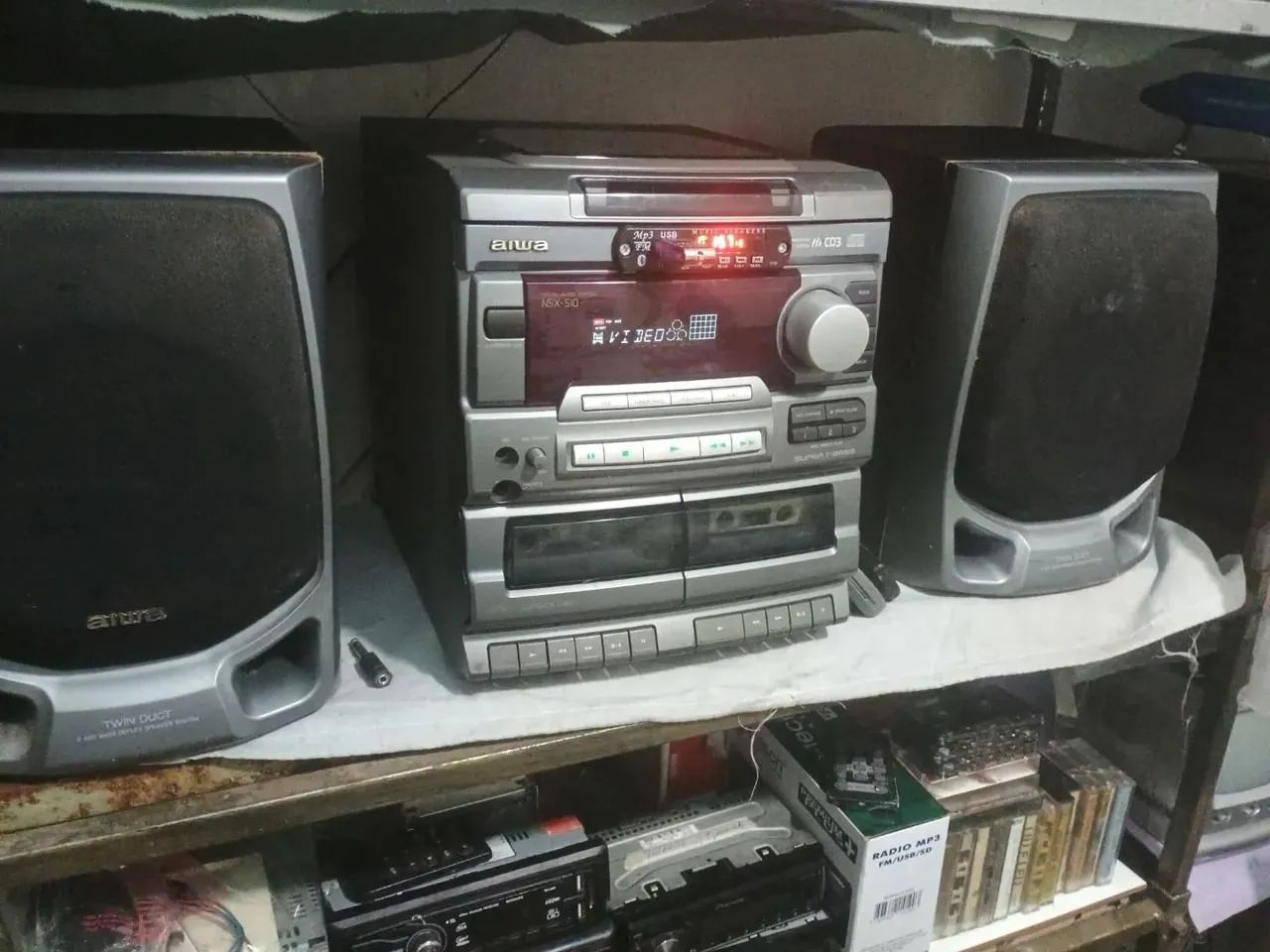 Som Aiwa NSX-S10 funcionando perfeitamente  - Foto 4