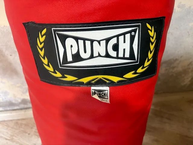  Saco de pancada em couro Punch - 1,20m - Foto 3