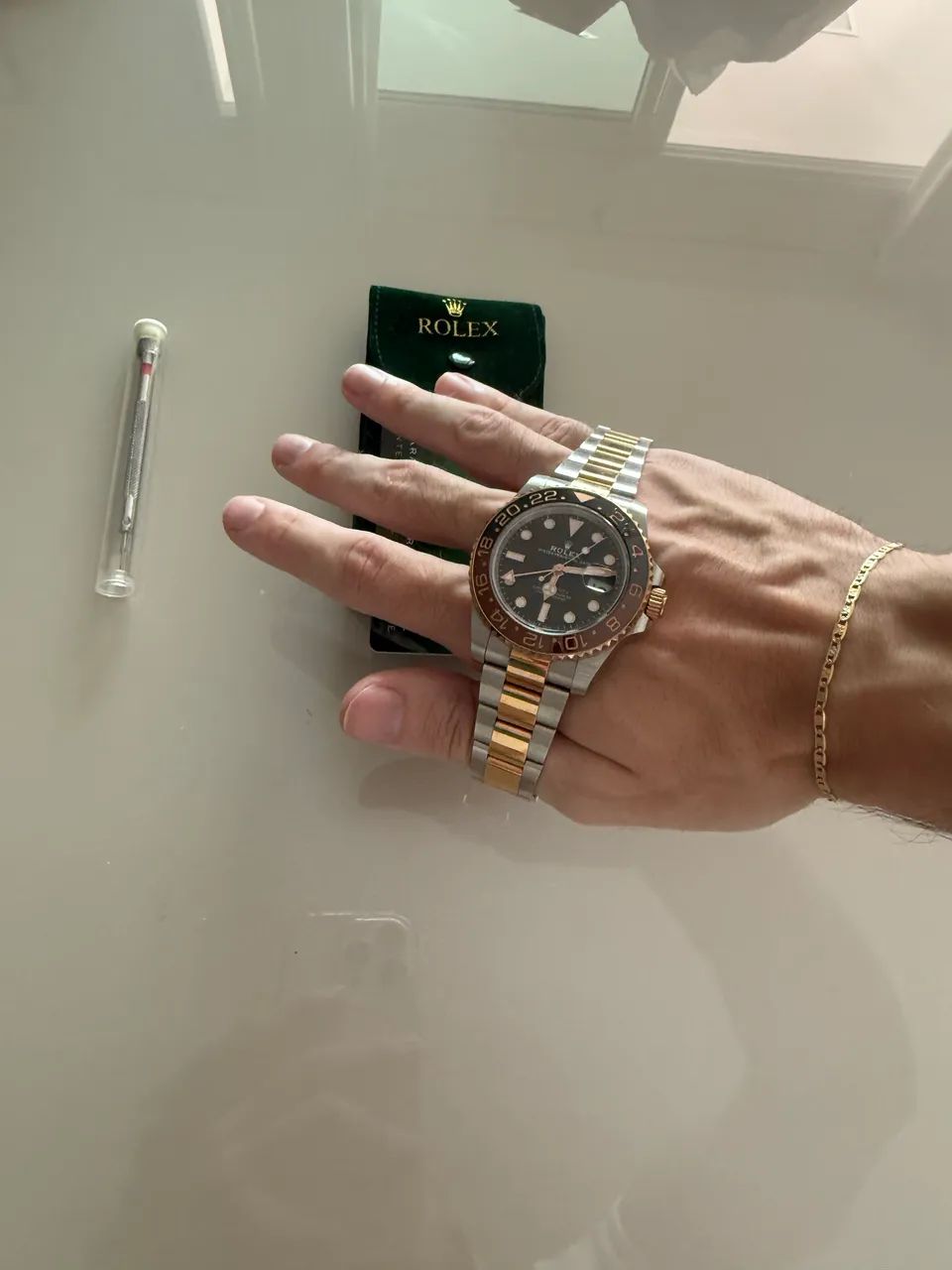 Rolex Rootbeer GMT Master II - Super Clone  - Foto 2