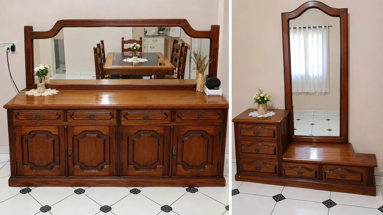 Lote móveis madeira maciça ! Preço baixo para vender rápido  - Foto 2