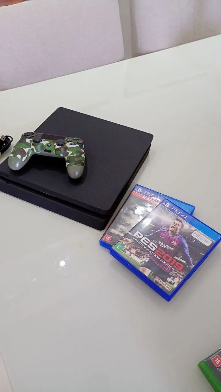 Playstation slim 4 1TB estado de zero! - Foto 6
