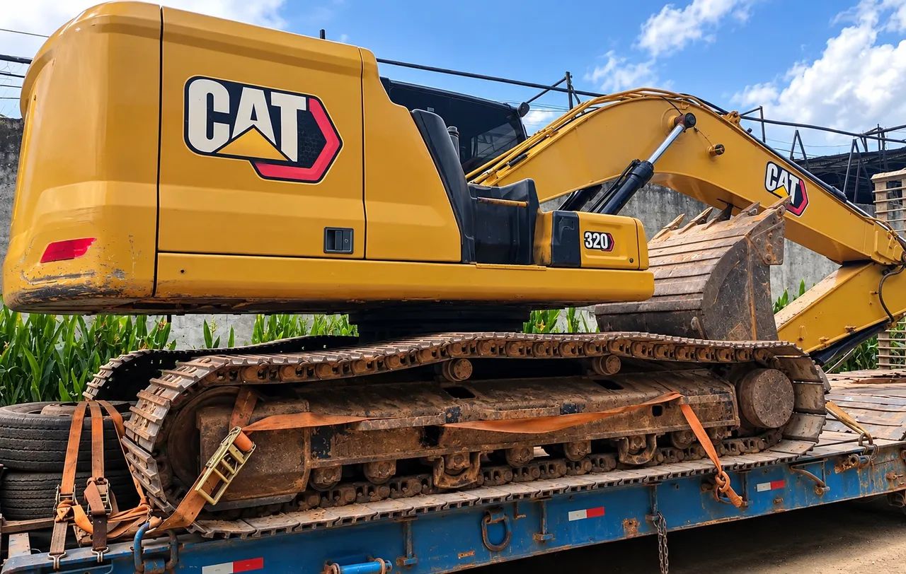 LOCAÇÃO DE RETROESCAVADEIRA CATERPILLAR 320