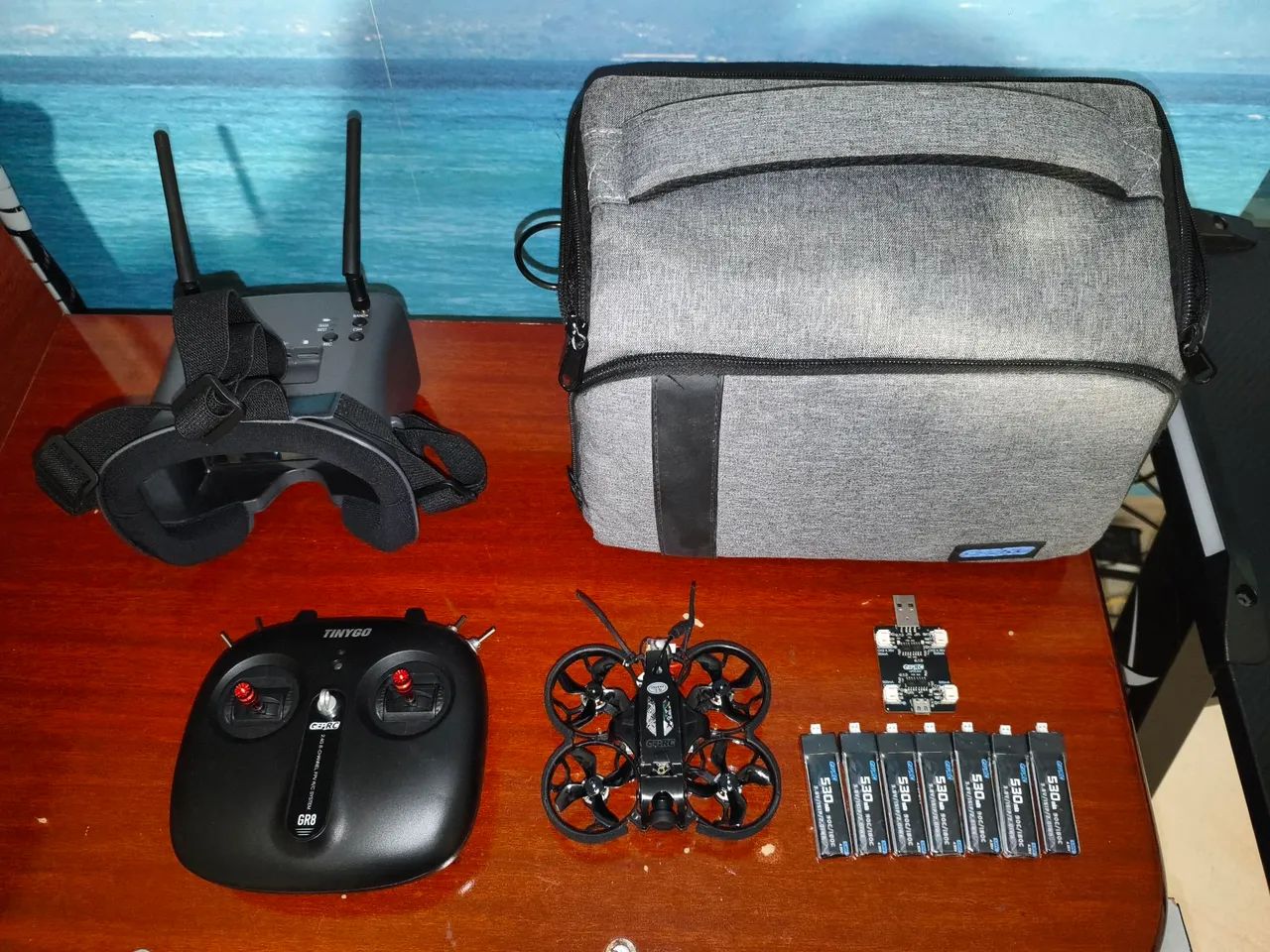 GEPRC TinyGO FPV Completo | Drone + Óculos + Controle + 7 Baterias - Foto 2