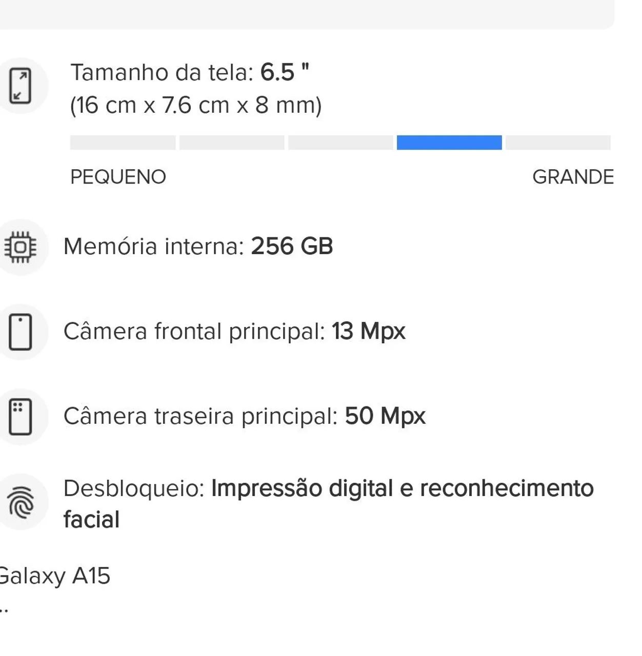 Samsung a 15 256gb  - Foto 2