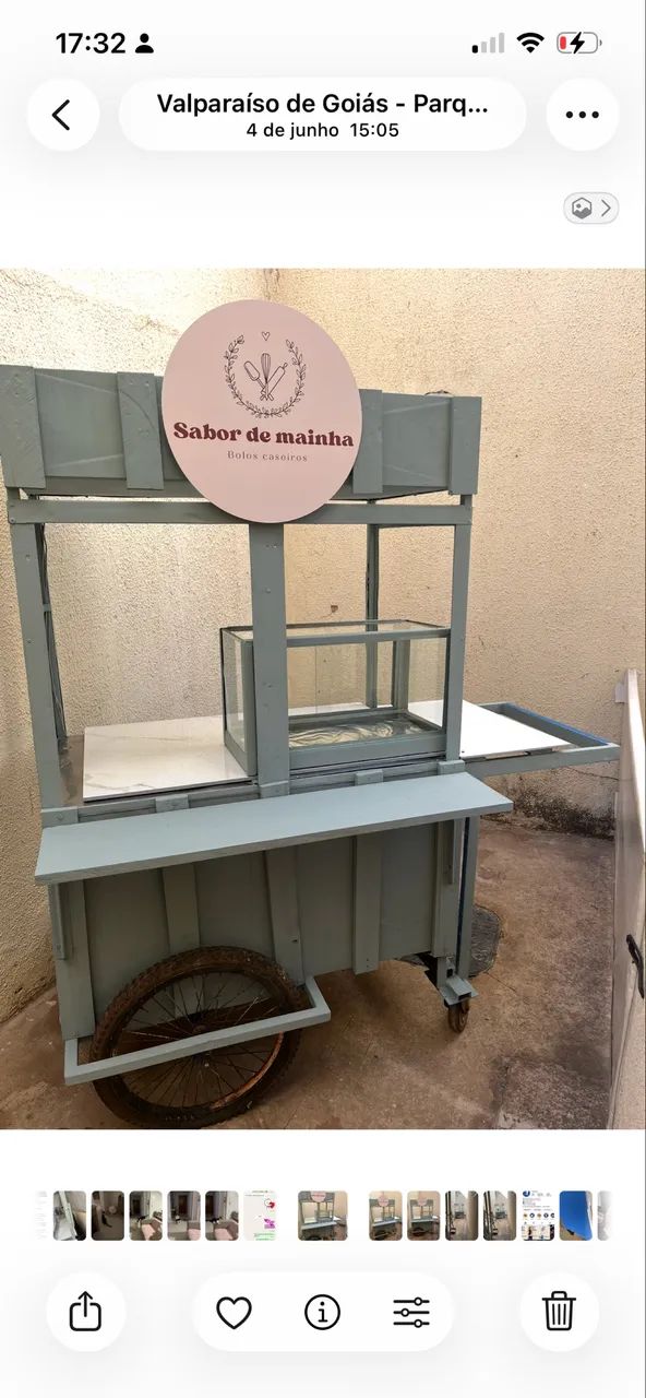 Carrinho para doces