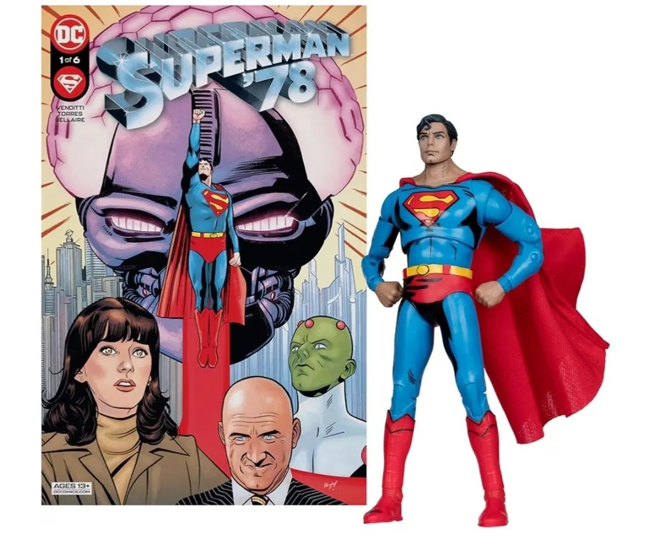 Superman DC Direct comic book mcfarlane 