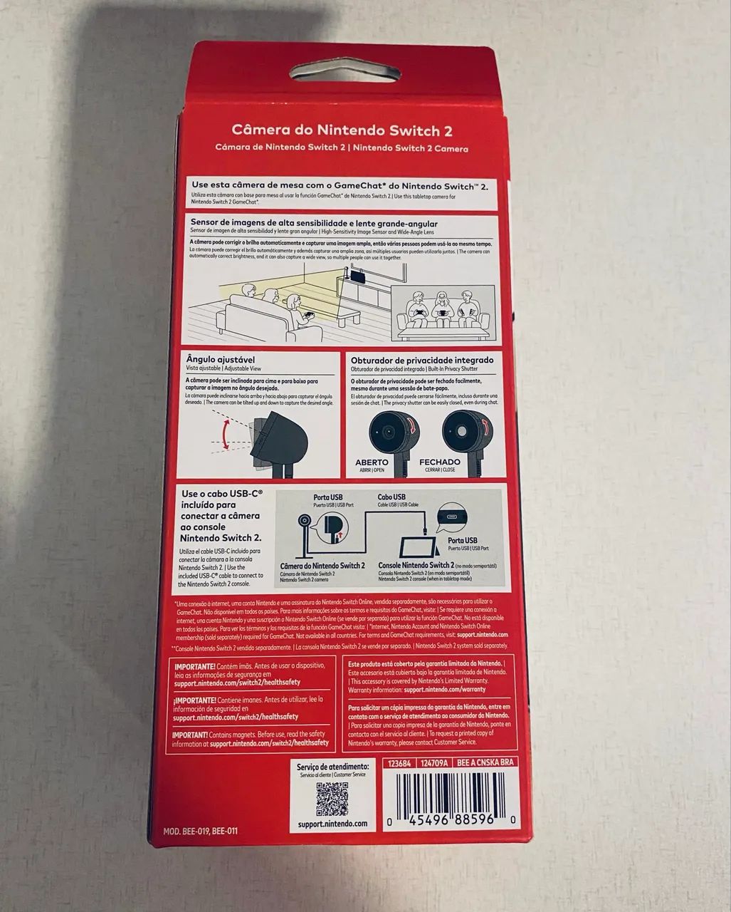 Câmera Nintendo Switch 2 original  - Foto 5
