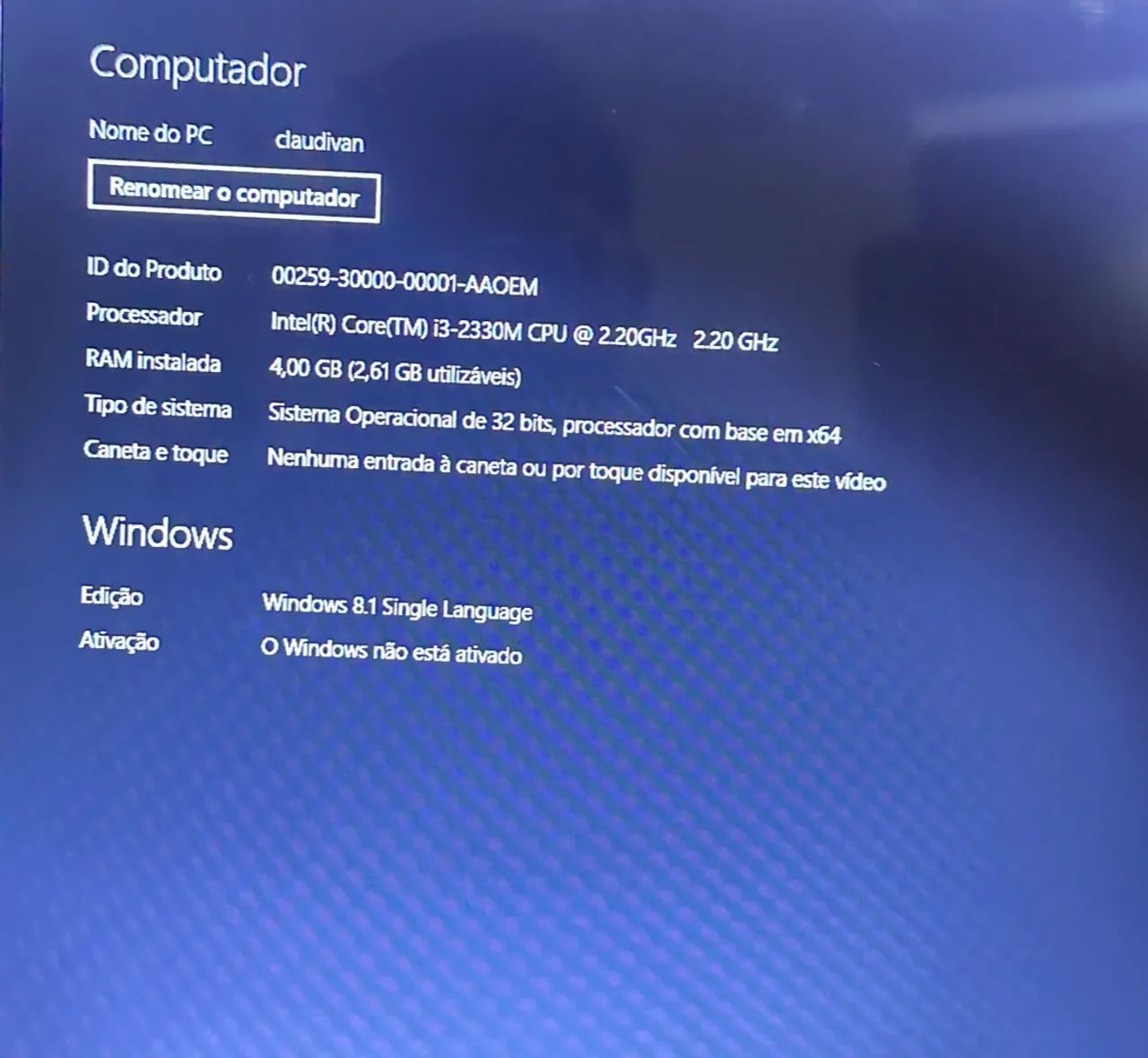 Vende se Notebook acer icore 3 waindows 8.1  - Foto 2