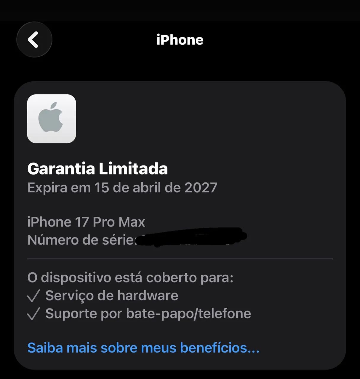 iPhone 17 Pro Max 256gb laranja cósmico - Foto 5